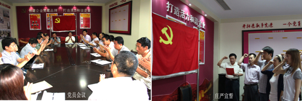 集團黨支部召開全體黨員大會 四名預備黨員順利轉(zhuǎn)正
