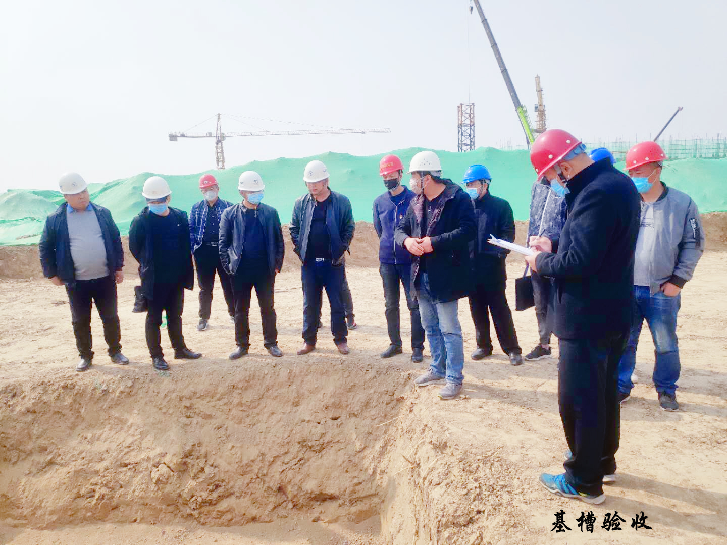 樂(lè)陵楊安鎮(zhèn)項(xiàng)目順利通過(guò)基槽驗(yàn)收